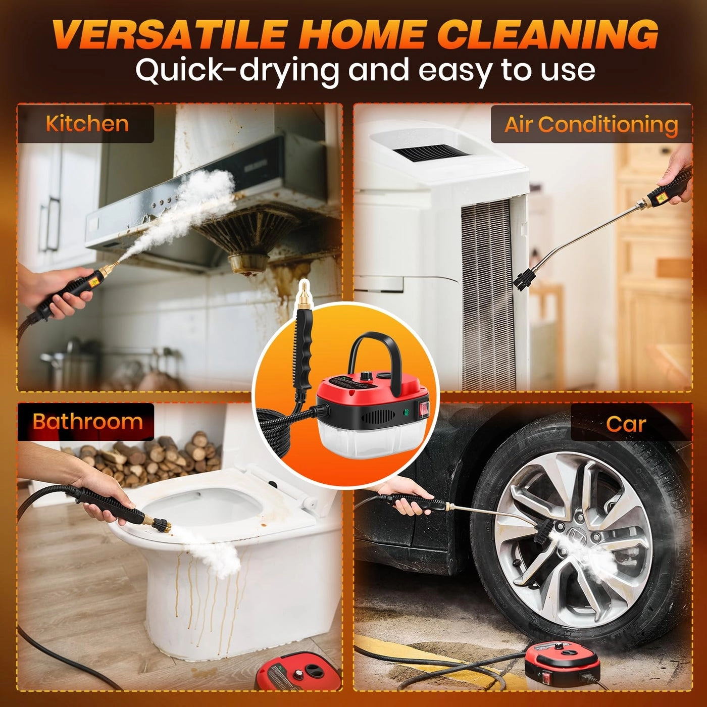 Handheld Steam Cleaner - 36oz