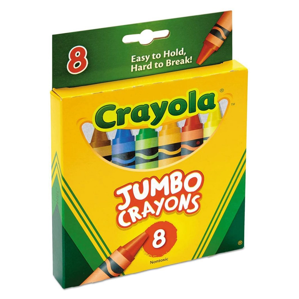 Large Crayons - 8 Pcs