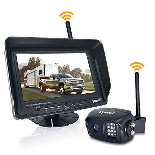 yuwei Wireless Backup Camera System - Night vision Wireless 1080P