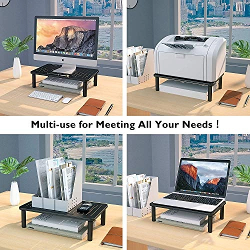 Monitor Stand Riser - 2 Pack 3 Height Adjustable 44LBS20KG