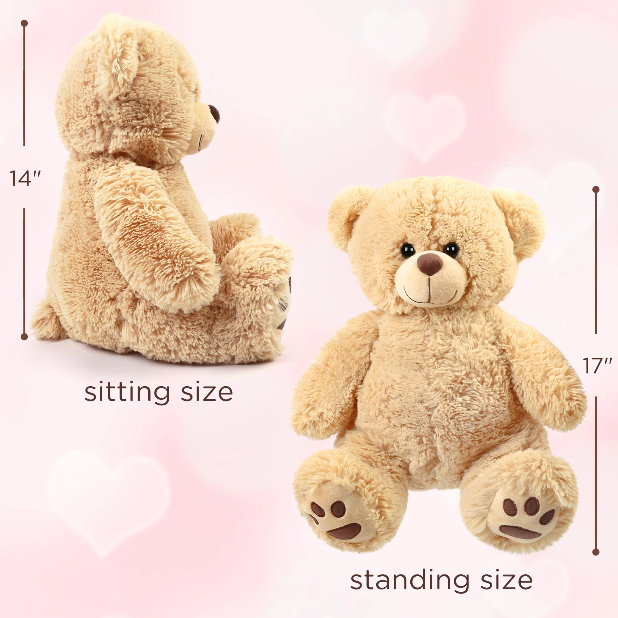 Teddy Bear - 14 inch Brown Plush