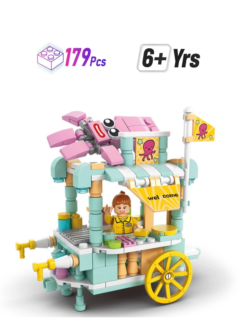 Octopus Ball Car - 179pcs