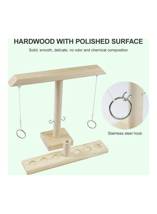 Wooden Ring Game - Hook Wood Type Upto 30 Mins