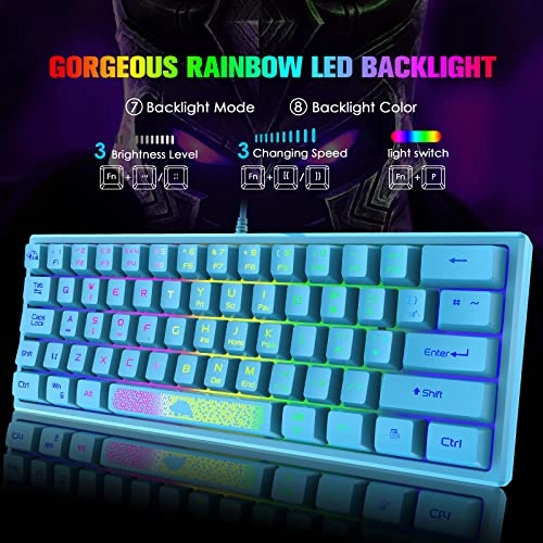 Gaming Keyboard - 62 Key Wired