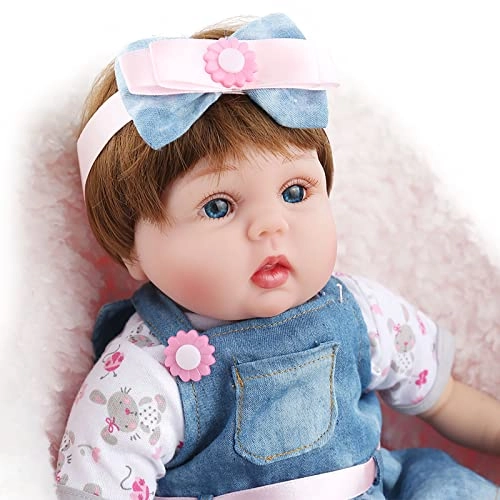 Reborn Baby Doll - 18 Inch 45cm Soft Vinyl Girl