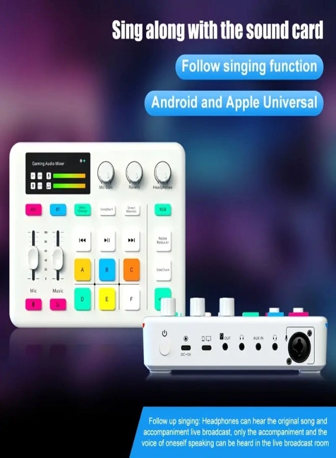 G1 - Professional Gaming Audio Mixer 32-bit DSP RGB Lighting