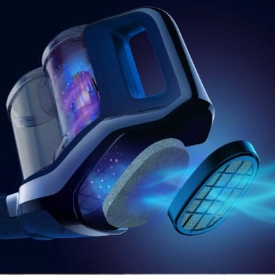 The Triple filtration system ensures high airflow for longer