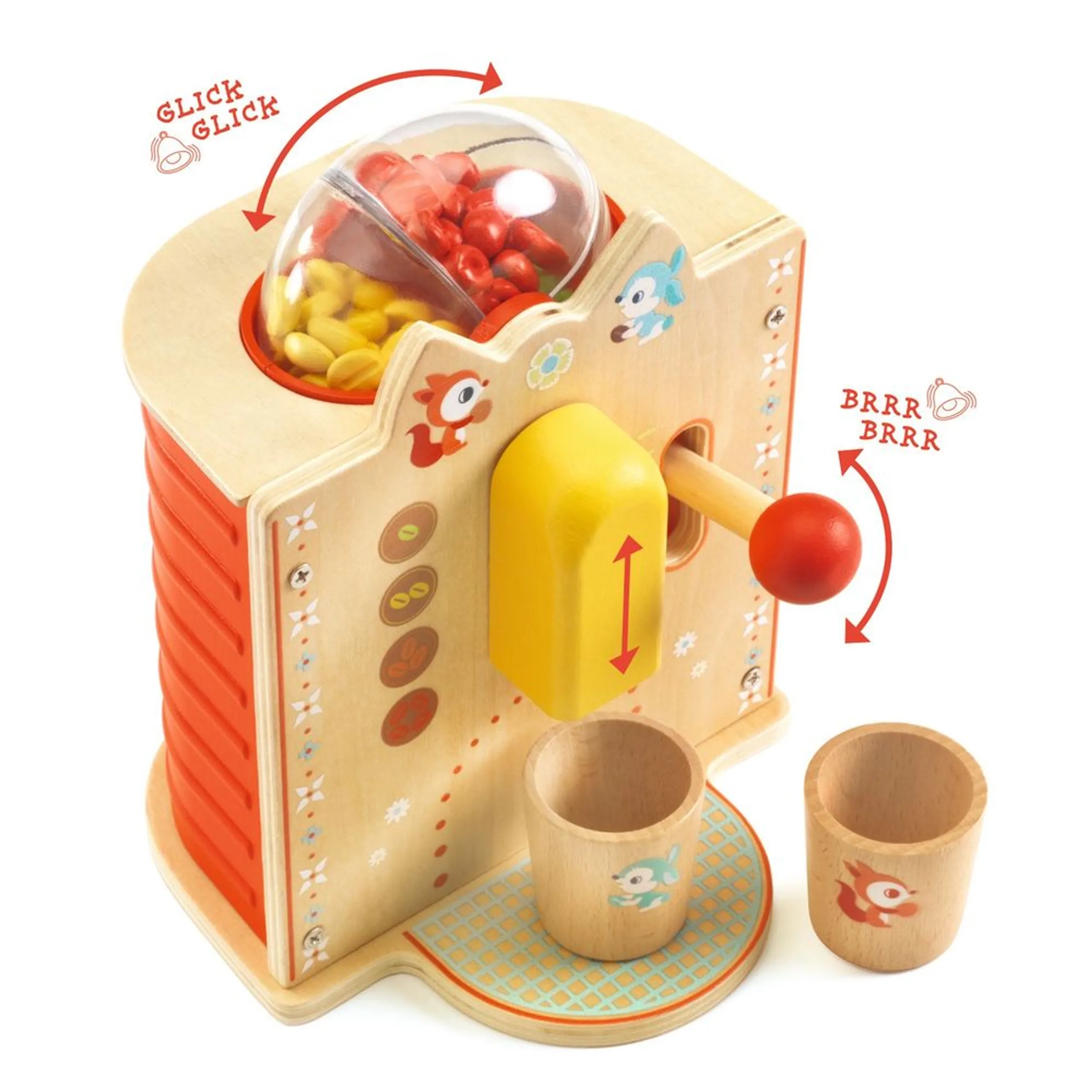Espresso Coffee Machine Pretend Playset - 3 Pcs (637187-DJ05521)