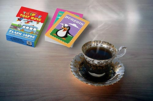 Things That Move Flash Cards - Kid 54 pieces