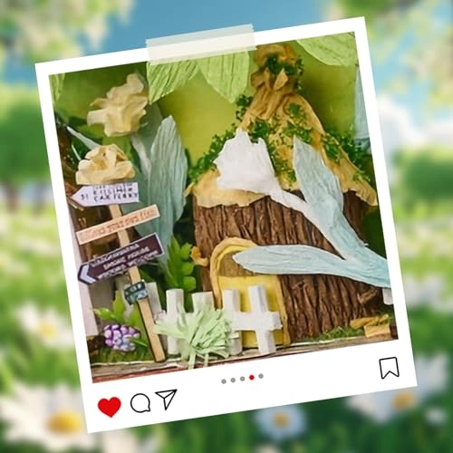 DIY Miniature Dollhouse Kit - Spring