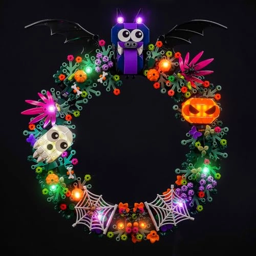 40825 Halloween Wreath - Light Kit DIY