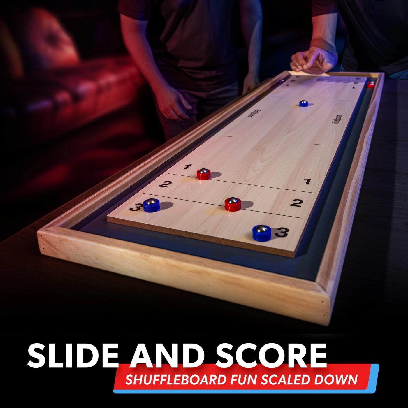 Shuffleboard and Curling - 2 in 1 Tabletop