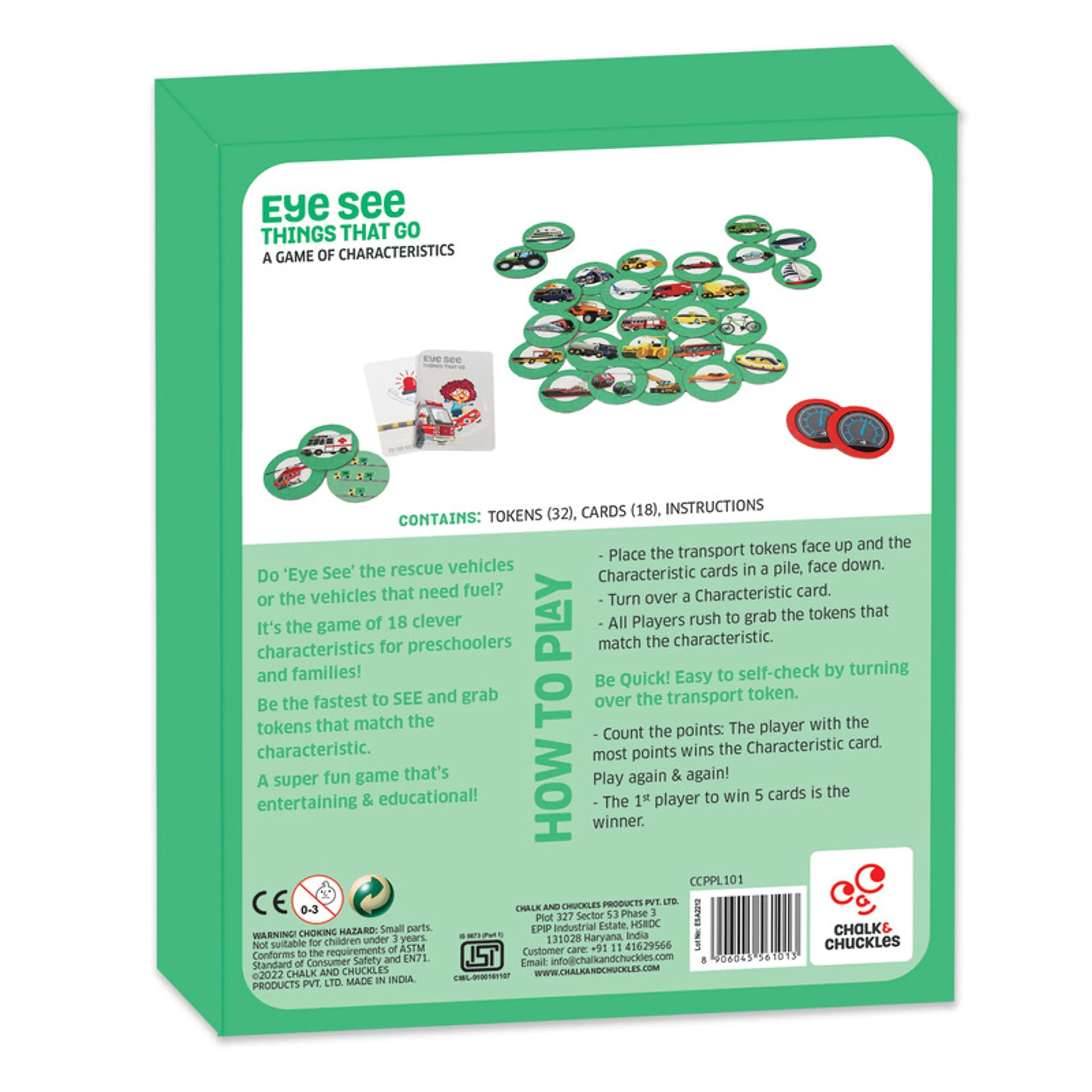 Eye See - Things That Go - Suitable for 3 to 6 years 32 pieces