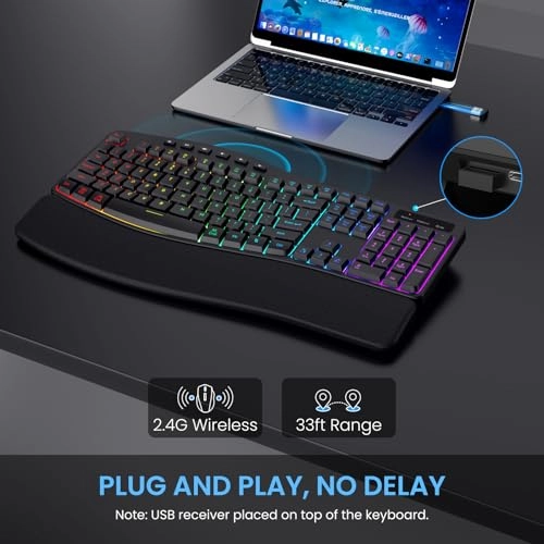 PC436A - QWERTY Wireless