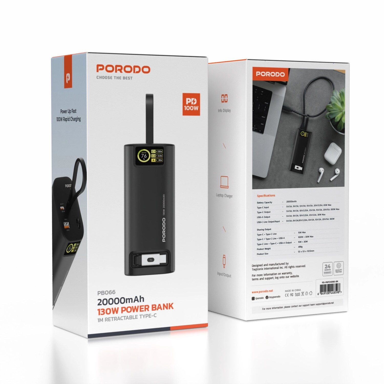 PB066 - 20000mAh 130 Watt