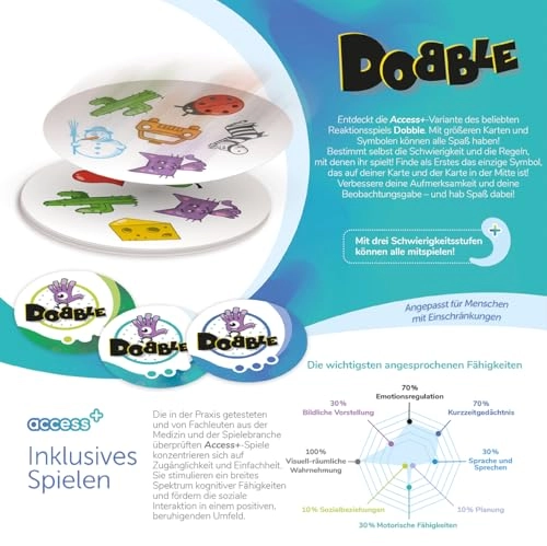 Dobble: Access+ - Card Game (German)