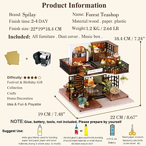 DIY Miniature Dollhouse Kit - 124 scale