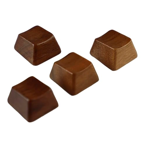 Wooden Keycap - Walnut Wood Arrow 4 Keys R1