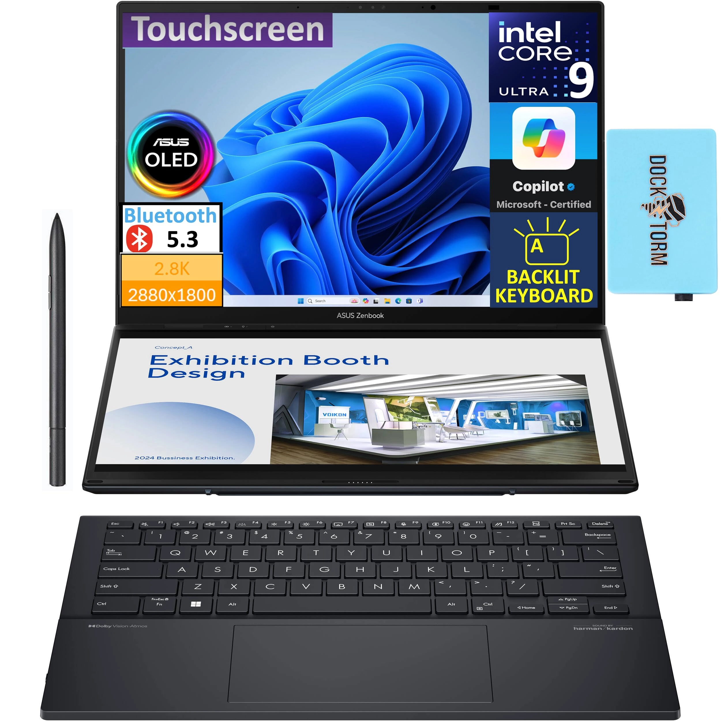 ASUS Zenbook DUO - 14.0" 1TB 32GB Ultra 9-185H