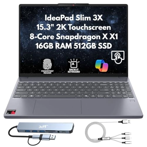 IdeaPad Slim 3 X1-26-100 - 15.3'' Snapdragon X 16GB DDR5 512GB SSD