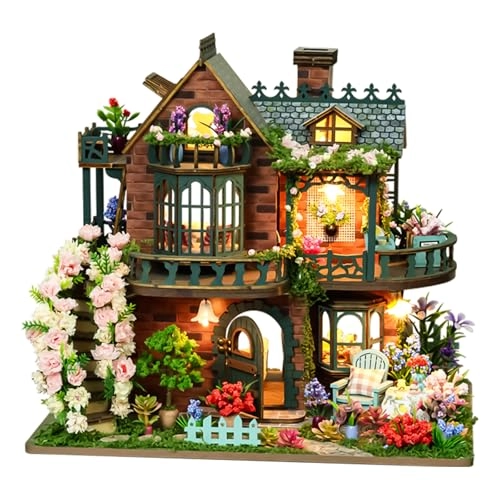 DIY Book Nook Kit - FLOWER HOUSE BOOKNOOK 1/32