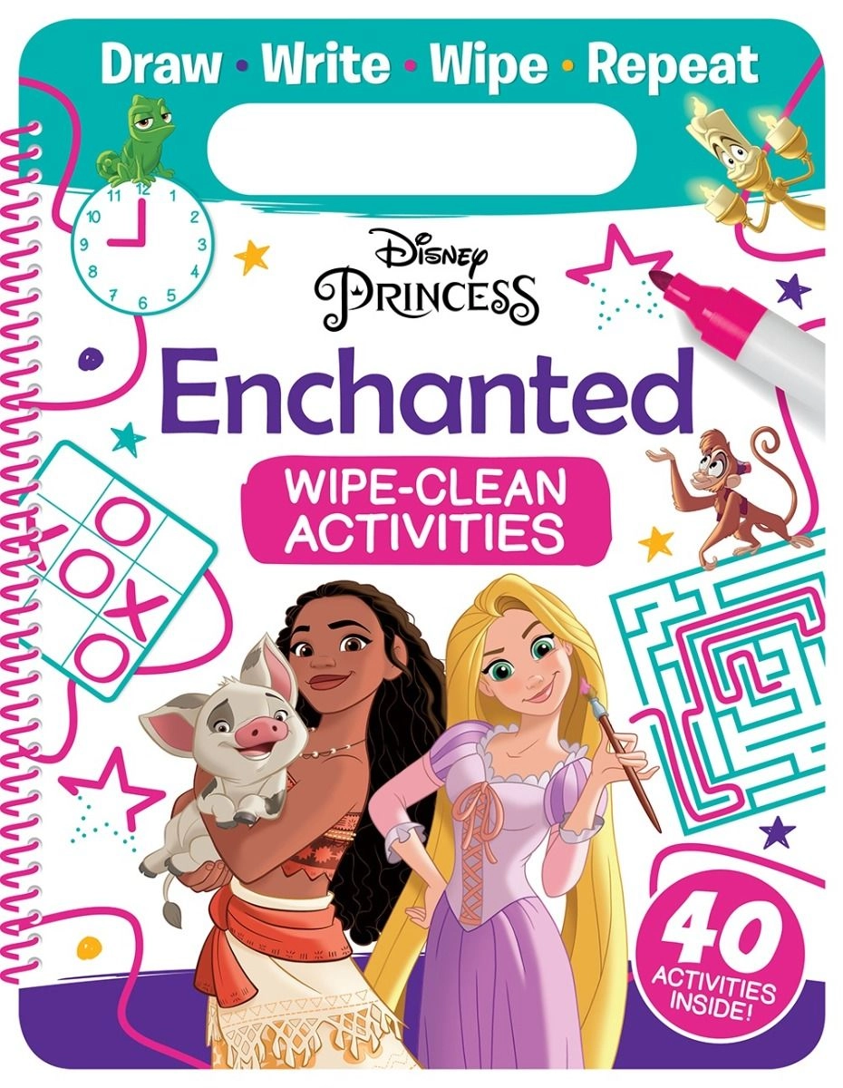 Igloo Books Disney Princess Enchanted Wipe Clean Activities - 3+