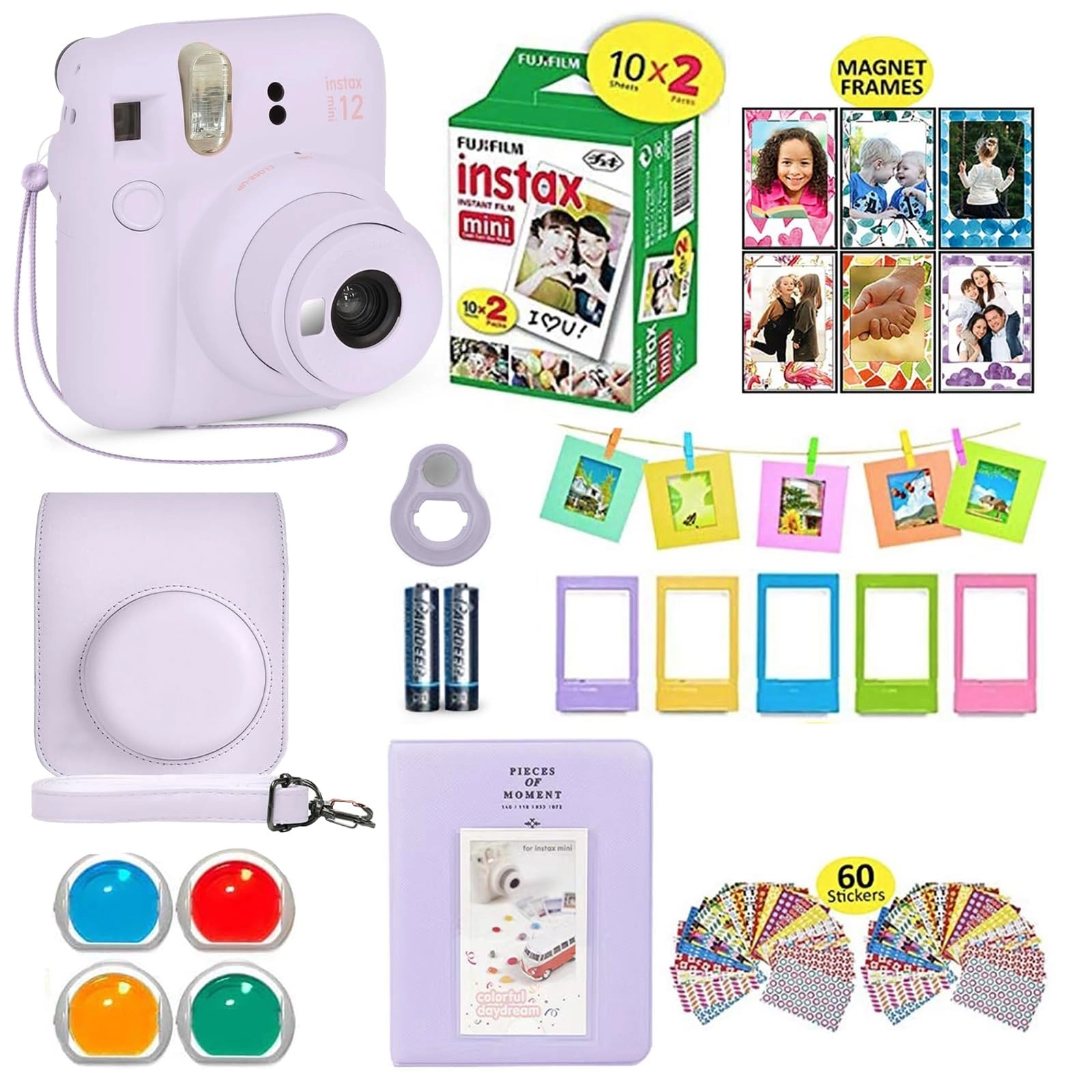 Instax Mini 12 - 20 Sheet Mint Green Pack
