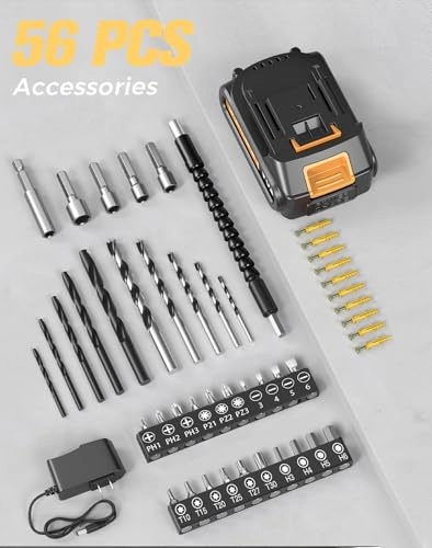 Cordless Drill Driver - 2000mAh