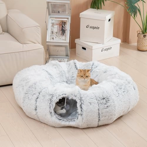 Cat Tunnel - 100L x 100W x 30H centimeters Polyester