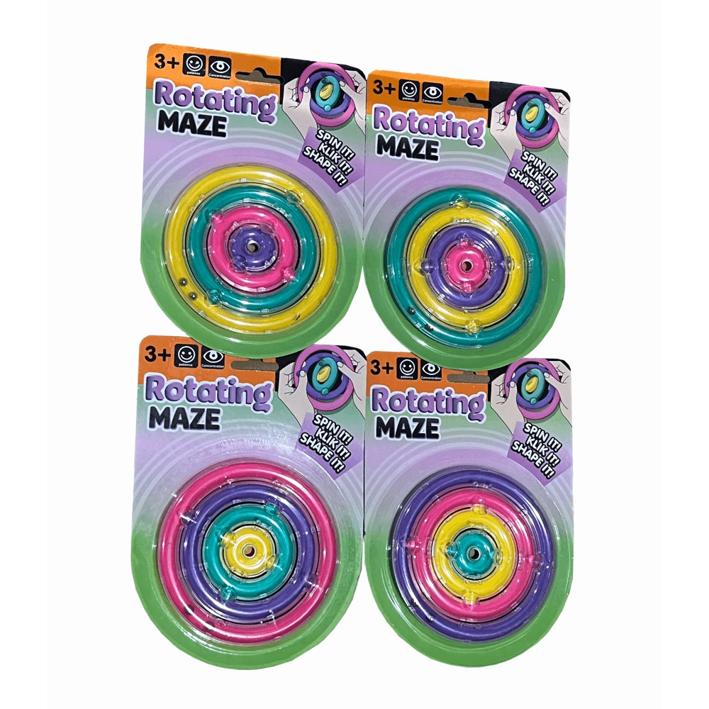 3D Rotating Maze Toy - Suitable for 3 years and above 1 Pc