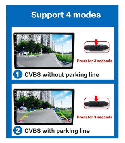 Rear View Parking Camera - Night Vision Wire