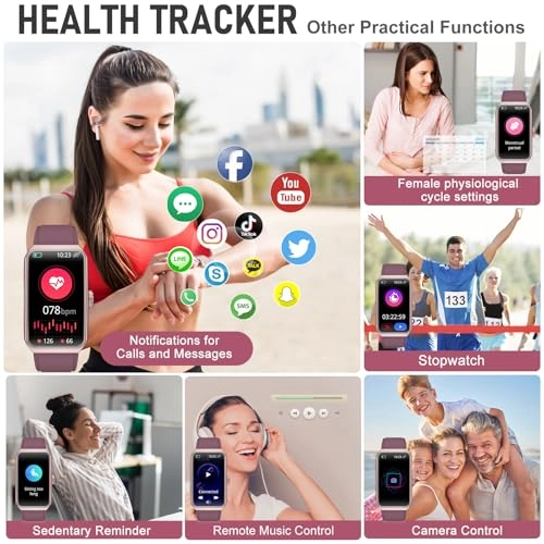 Fitness Tracker - 24/7 Heart Rate Blood Oxygen Sleep Tracker