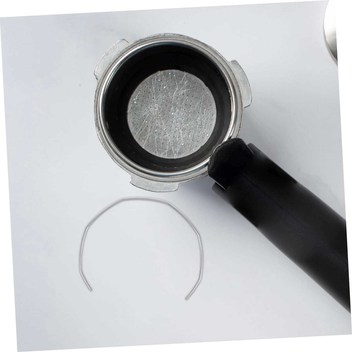 Espresso Machine Handle Stabilizing Ring - 7.30X6.00X0.10CM Stainless Steel 2 Pack
