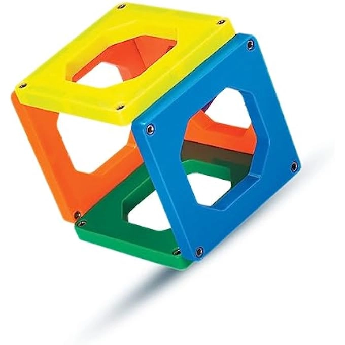 MAGNETIC SQUARE SHAPED TILES - MULTICOLOURED