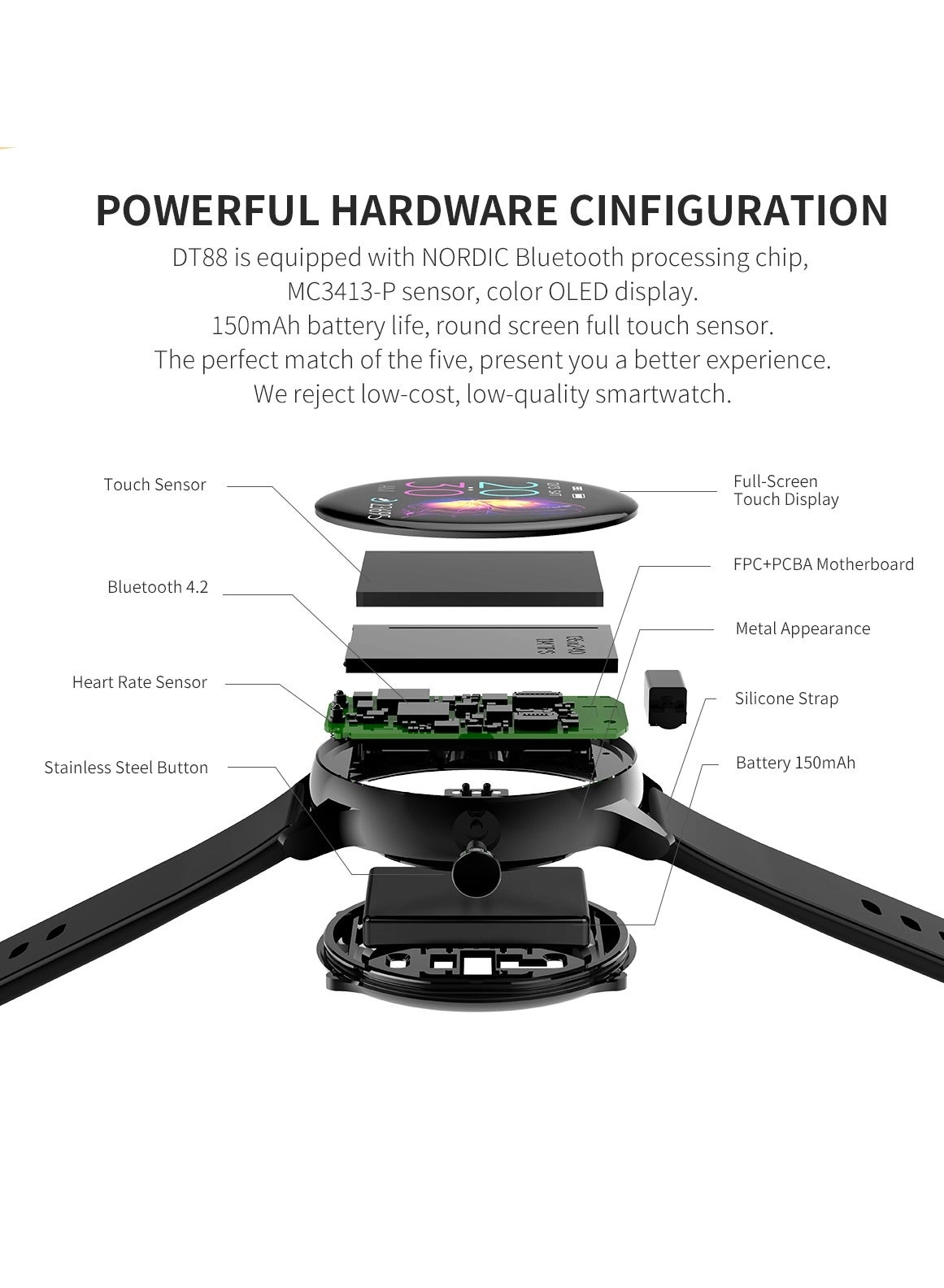 DT88 - IP68 Waterproof Health Monitoring