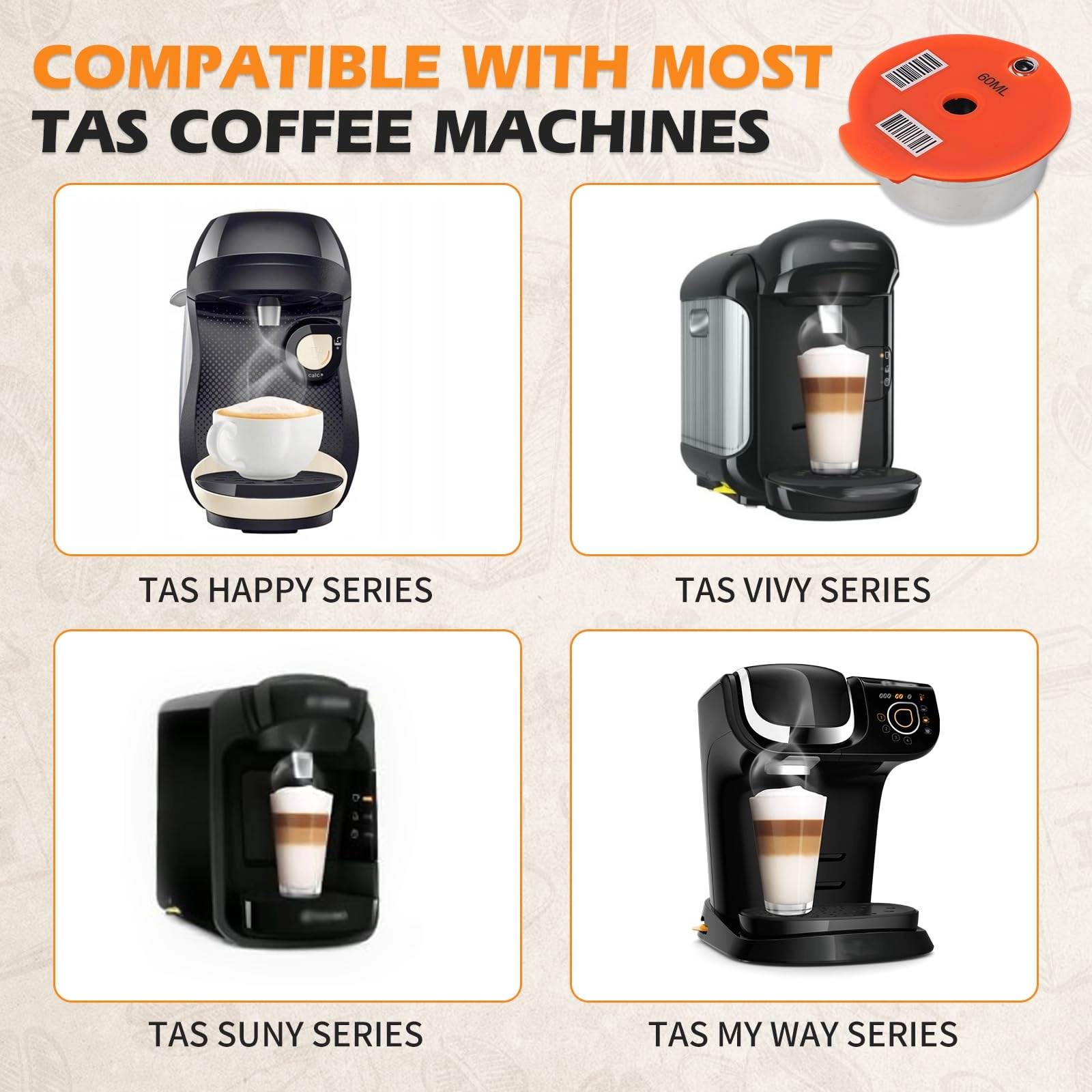 Reusable Coffee Pods - 220ml