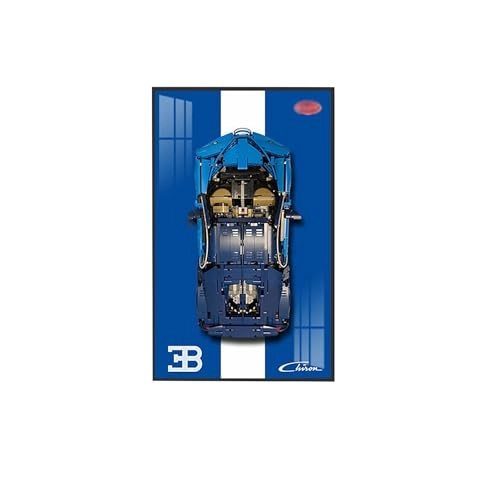 Display Wallboard - for LEGO 42083 Bugatti with Light