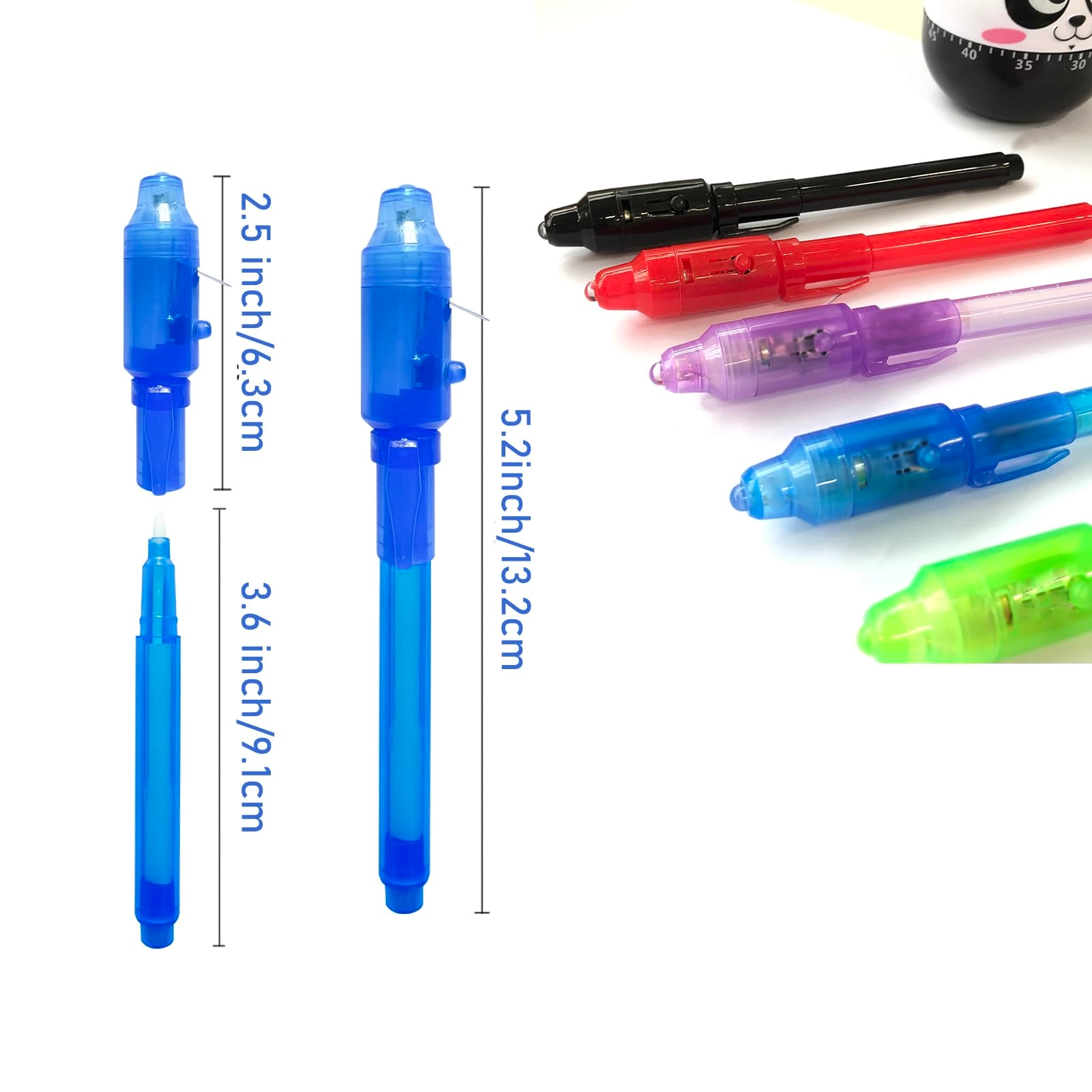 Invisible Ink Pen - Multicolor Fine