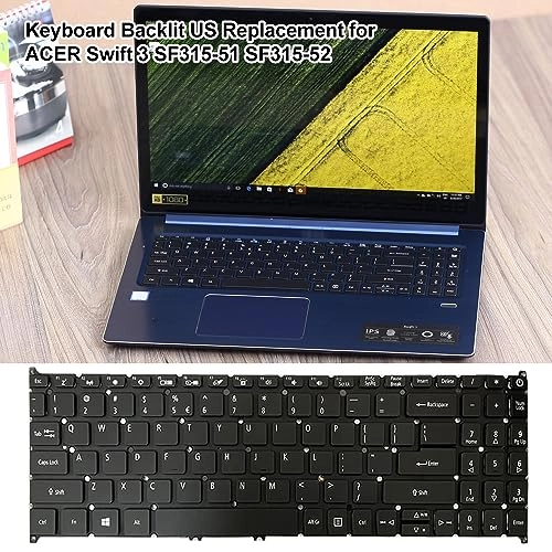 Backlight Laptop Keyboard - US