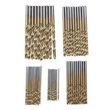 HSS Titanium Coated Drill Bit Set - 50 Pieces