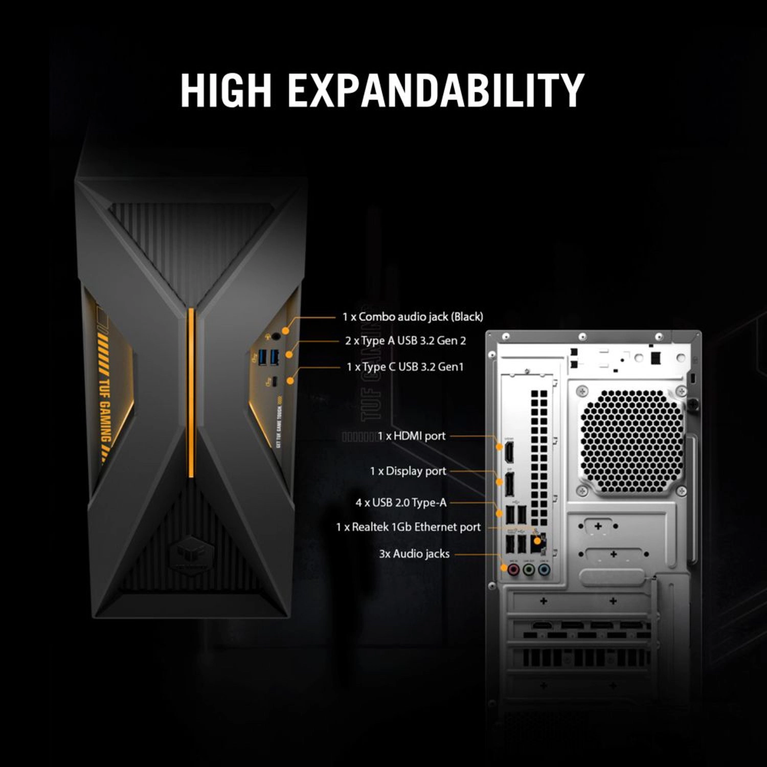 Gaming Mini Tower (2025) T500MV-13420H421W Intel Core i5-13420H 16GB NVIDIA GeForce RTX 3050 512GB