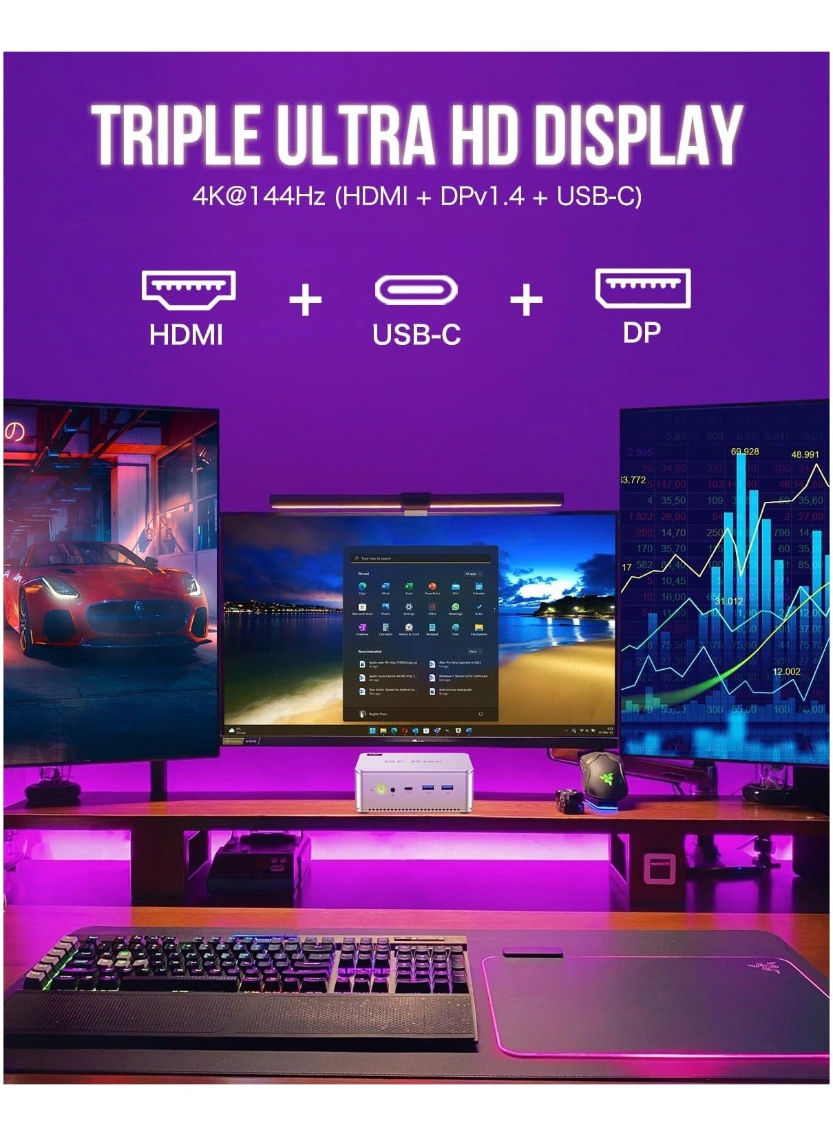 NucBox K8 - SSD 1TB 32GB Ryzen 7 8845HS