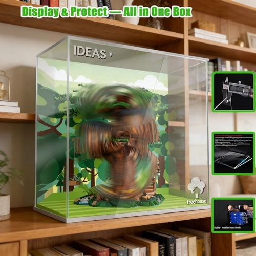 Display Case for Lego 21318 - 3 mm Acrylic Transparent