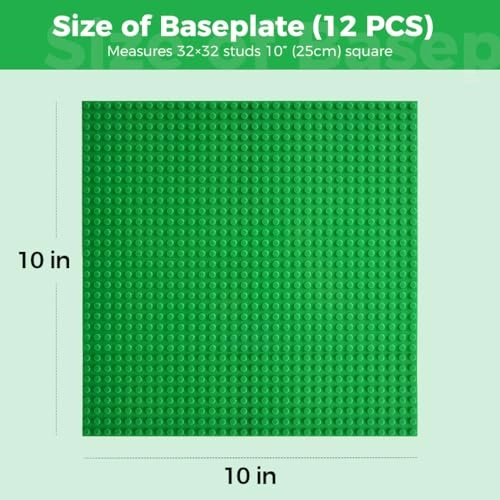 Classic Baseplates - 32x32 studs 12pcs