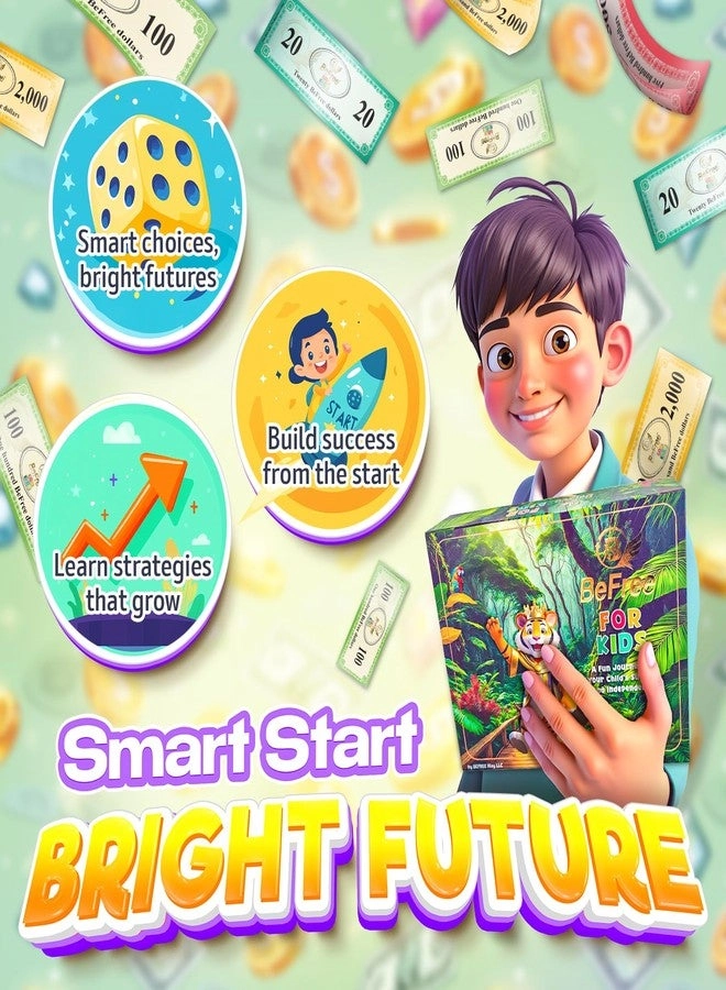 Fun Money & Financial Literacy Board Game - Investing & Saving Educational Strategy