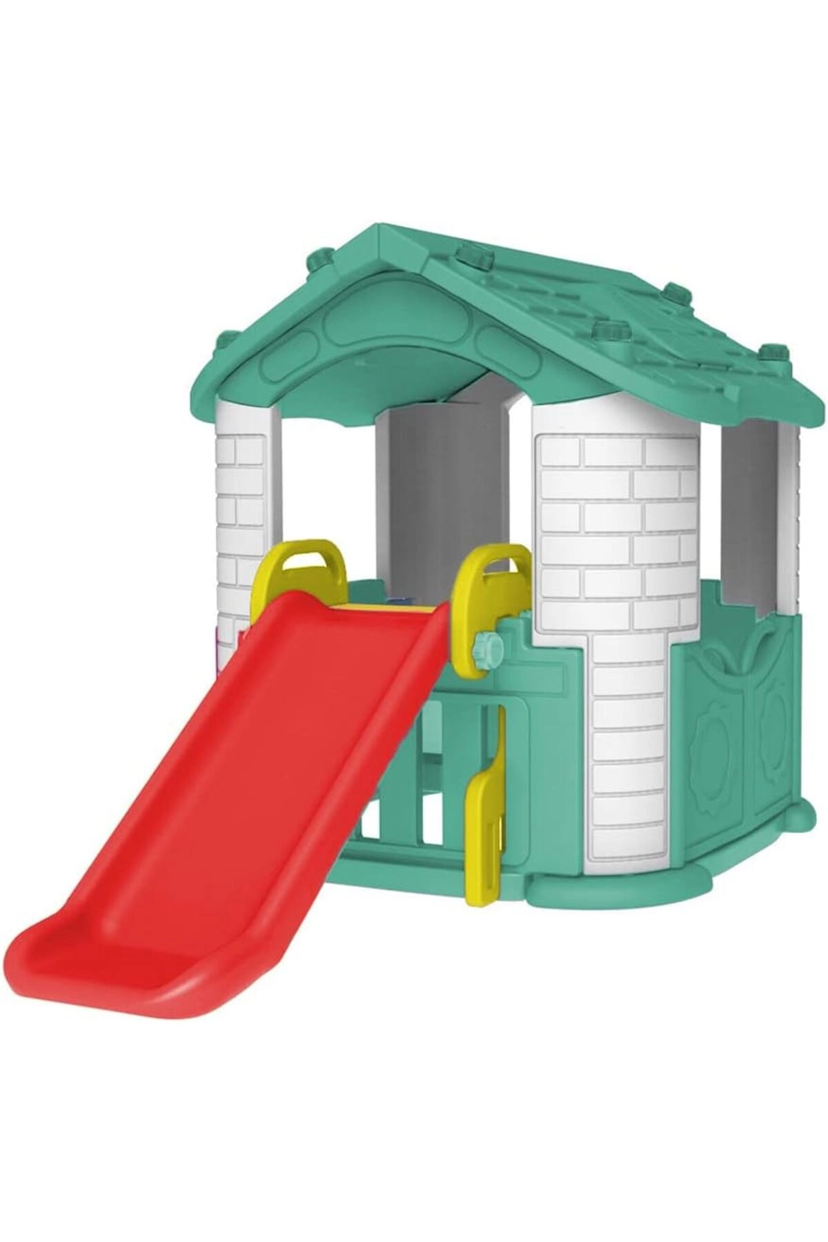 COLOR LAND CHILDRENS TOYS CENTER LLC CHD-801 - Play House With Slide Green