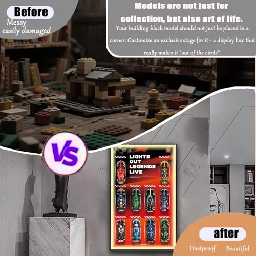 Display Wall Plaque - Magnetic 50 x 80 cm With light-c