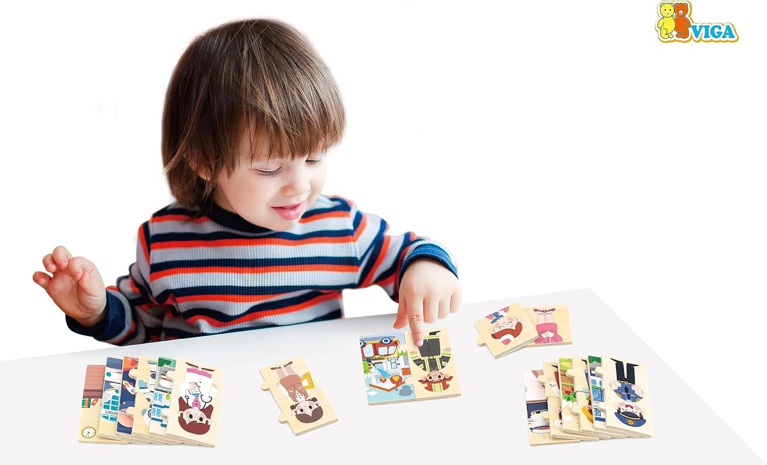 Matching Profession Puzzle Set - 3 + 24 pieces