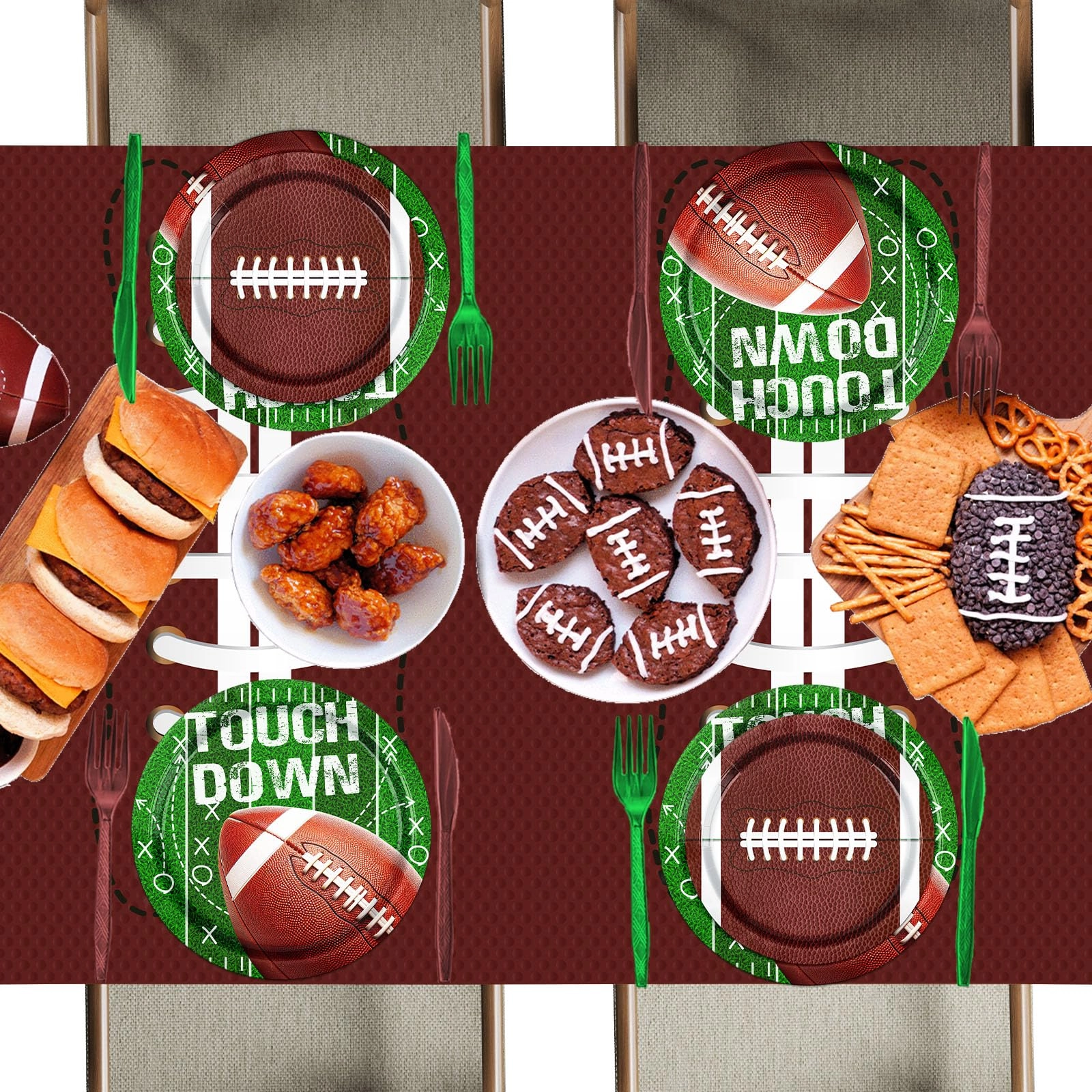 Football Birthday Party Decorations - 191Pcs Birthday