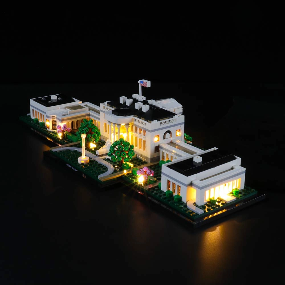 HZQM-TOYS LED Light Kit for LEGO The White House 21054 - 4.5-5V